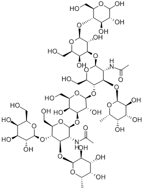 DIFUCOSYLLACTO-N-HEXAOSE (A) Structure