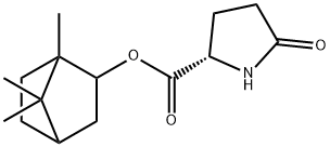 1,7,7-trimethylbicyclo[2.2.1]hept-2-yl 5-oxo-DL-prolinate Structure