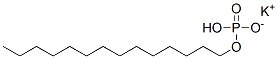potassium tetradecyl hydrogen phosphate  Structure