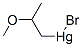 Bromo(2-methoxypropyl)mercury(II) Structure