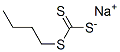 sodium butyl trithiocarbonate Structure