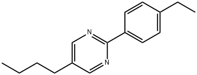 5-Butyl-2-(4-ethylphenyl)pyrimidine  Structure