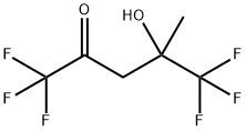 1,1,1,5,5,5-HEXAFLUORO-2-HYDROXY-2-METHYLPENTAN-4-ONE Structure