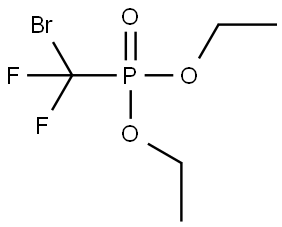Diethyl bromodifluoromethanephosphonate Structure
