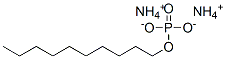 diammonium decyl phosphate Structure