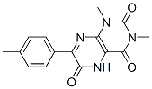 2,4,6(3H)-Pteridinetrione,  1,5-dihydro-1,3-dimethyl-7-(4-methylphenyl)- Structure