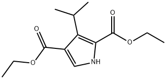 DIETHYL 3-ISOPROPYL-1H-PYRROLE-2,4-DICARBOXYLATE Structure