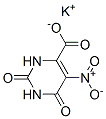 Potassium 1,2,3,6-tetrahydro-5-nitro-2,6-dioxopyrimidine-4-carboxylate Structure