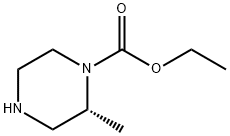 1-Piperazinecarboxylicacid,2-methyl-,ethylester,(2R)-(9CI) Structure
