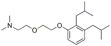 N-[2-[2-[bis(2-methylpropyl)phenoxy]ethoxy]ethyl]-N,N-dimethylamine Structure