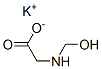 potassium N-(hydroxymethyl)glycinate Structure