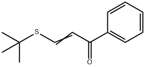 3-[(1,1-Dimethylethyl)thio]-1-phenyl-2-propen-1-one Structure
