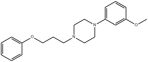 1-(m-Methoxyphenyl)-4-(3-phenoxypropyl)piperazine Structure
