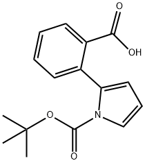 2-(2'-N-BOC-PYRROLE)BENZOIC ACID Structure