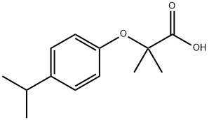 2-(4-ISOPROPYLPHENOXY)-2-METHYLPROPANOIC ACID Structure
