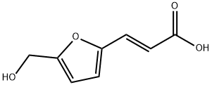 3-(5-HYDROXYMETHYL-FURAN-2-YL)-ACRYLIC ACID Structure