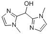 BIS-(1-METHYL-1H-IMIDAZOL-2-YL)-METHANOL Structure