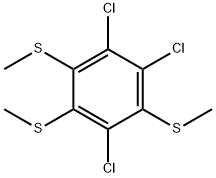 1,2,4-tris(methylthio)-3,5,6-trichlorobenzene Structure