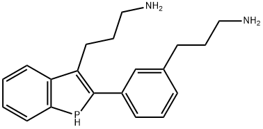BIS(3-AMINOPROPYL)PHENYLPHOSPHINE Structure