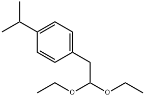 1-(2,2-diethoxyethyl)-4-(isopropyl)benzene  Structure