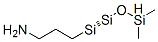 dimethylsiloxane, aminopropylsilylidyne- Structure