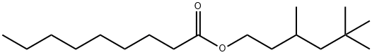 3,5,5-trimethylhexyl nonan-1-oate Structure