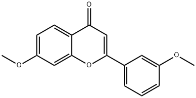 7,3'-DIMETHOXYFLAVONE Structure