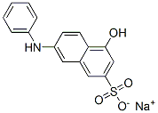 sodium 4-hydroxy-7-(phenylamino)naphthalene-2-sulphonate Structure