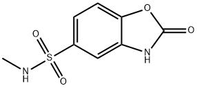 2,3-dihydro-N-methyl-2-oxobenzoxazole-5-sulphonamide Structure