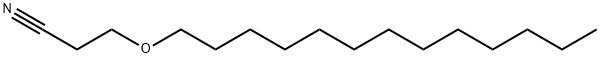 3-(tridecyloxy)propiononitrile  Structure