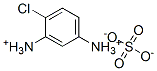 4-chlorobenzene-1,3-diammonium sulphate Structure