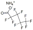ammonium perfluorovalerate Structure