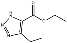 1H-1,2,3-Triazole-4-carboxylicacid,5-ethyl-,ethylester(9CI) Structure