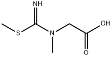 Glycine, N-[imino(methylthio)methyl]-N-methyl- (9CI) Structure