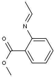 methyl 2-(ethylideneamino)benzoate Structure