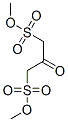 2-Oxopropane-1,3-disulfonic acid dimethyl ester Structure
