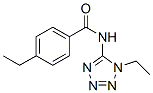 Benzamide, 4-ethyl-N-(1-ethyl-1H-tetrazol-5-yl)- (9CI) Structure