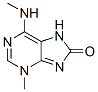 8H-Purin-8-one,  3,7-dihydro-3-methyl-6-(methylamino)- Structure