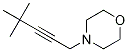 4-(4,4-diMethyl-pent-2-ynyl)-Morpholine Structure