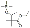 2,2-Dimethylbutanoic acid, 3-trimethylsilyloxy-, ethyl ester Structure