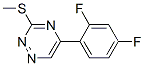 5-(2,4-Difluorophenyl)-3-methylthio-1,2,4-triazine Structure