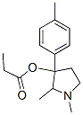 1,2-Dimethyl-3-(p-tolyl)pyrrolidin-3-ol propionate Structure
