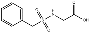 (BENZYLSULFONYL)AMINO]ACETIC ACID Structure