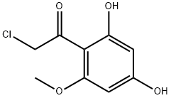 Ethanone, 2-chloro-1-(2,4-dihydroxy-6-methoxyphenyl)- (9CI) Structure