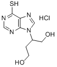 9-(1,4-Dihydroxy-2-butyl)-9H-purine-6-thiol hydrochloride Structure