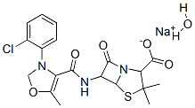 Cloxacillin sodium Structure
