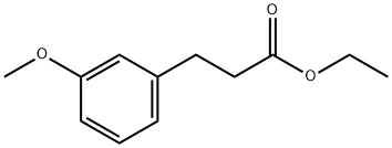 3-(3-METHOXY-PHENYL)-PROPIONIC ACID ETHYL ESTER Structure