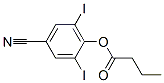 4-cyano-2,6-diiodophenyl butyrate         Structure