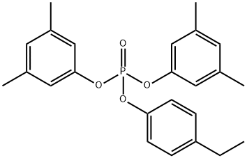 4-ETHYL-3',3'',5',5''-TETRAMETHYLTRIPHENYL PHOSPHATE  Structure