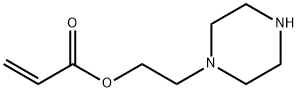 2-Propenoicacid,2-(1-piperazinyl)ethylester(9CI) Structure